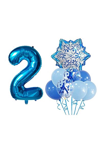 DÜVENCİ TİCARET Комплект балони с мотив на снежинки
