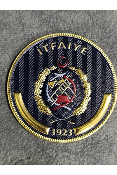 Akıncı Askeri Malzeme İtfaiye  Arması Çırtlı 3D Pvc