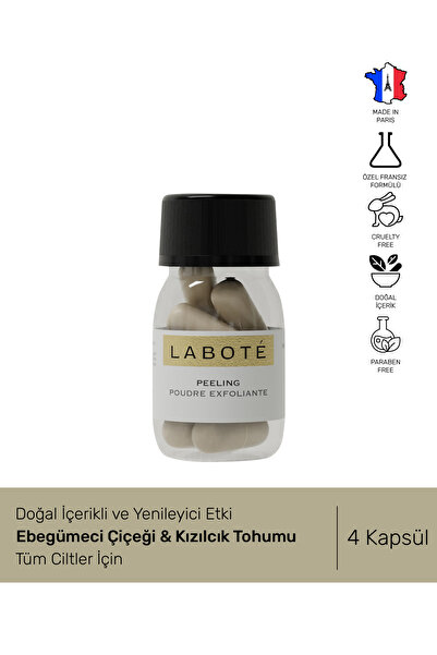 Doğal Içerikli Yenileyici Peeling – Tüm Ciltler Için 4 Kapsül