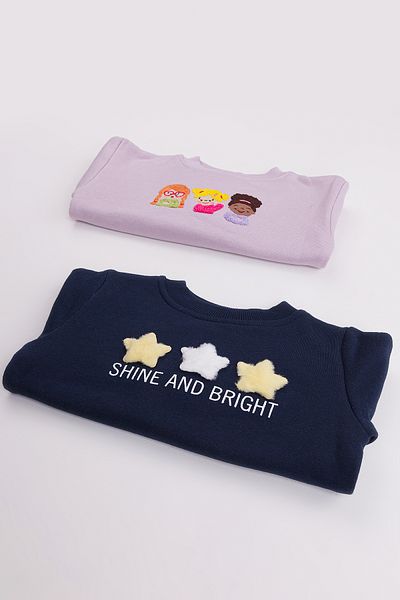 Harika KIDS Girl's 2-Pack Basic Sweatshirt