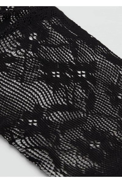 MANGO Woman Lace Design Socks
