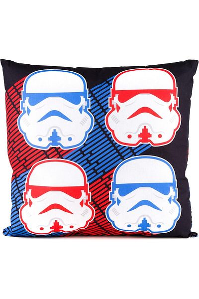 Disney Collection Star Wars & Stormtrooper - Dekokissen Mit Füllung Und Reißverschluss - 40x40 Cm