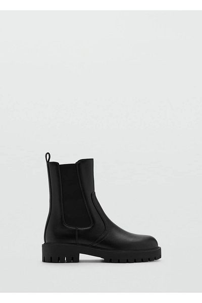 MANGO Woman Buty Chelsea z grubą podeszwą