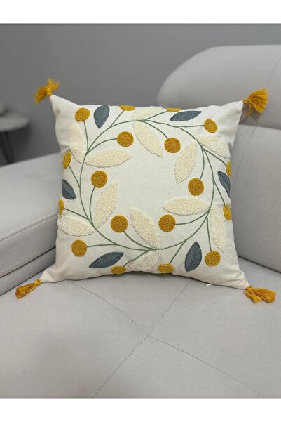 ŞENER HOME Dekoratif Punch Kırlent Kılıfı