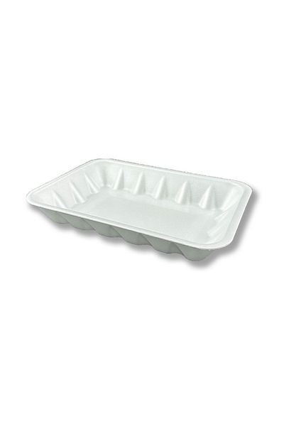 Home 50 Pieces 3000Gr Foam Plate Container - Fisherman and Butcher Container - Meat Plate