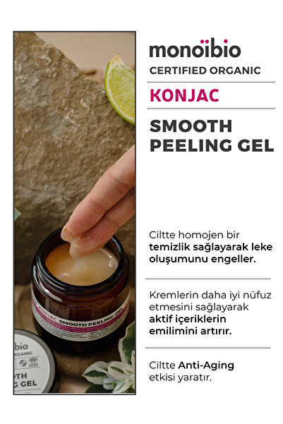 Monoibio Konjac Organik Arındırıcı Aydınlatıcı Peeling - Akne Karşıtı Nemlendirici Peeling 100 ml