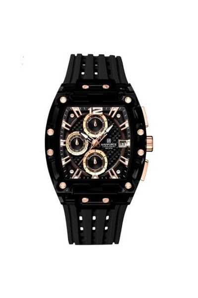 Naviforce Men's Watch with Silicone Cord Function - 2113