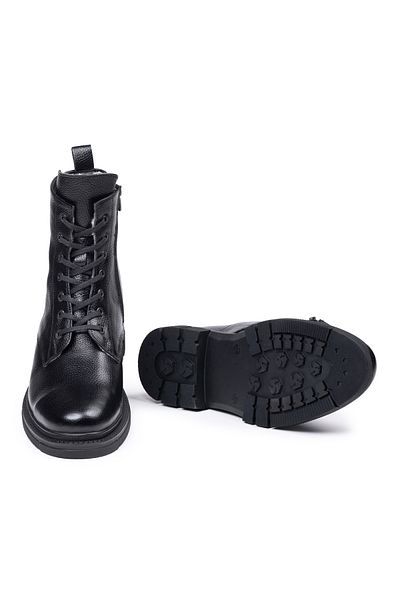 SELİN SOYLU Genuine Leather Men's Boots, Sheepskin Boots, Zippered Boots