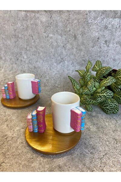 Mutlu Kitap detaylı türk kahvesi fincanı