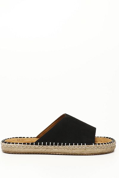 GÖNDERİ(R) BLACK Flat Sole Women's Slippers 40306