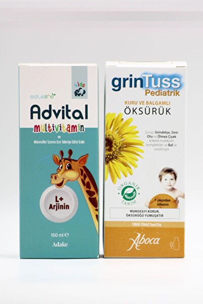 estellife Advital Multivitamin Grintuss Kuru ve Balgamlı Ösrk Şurup