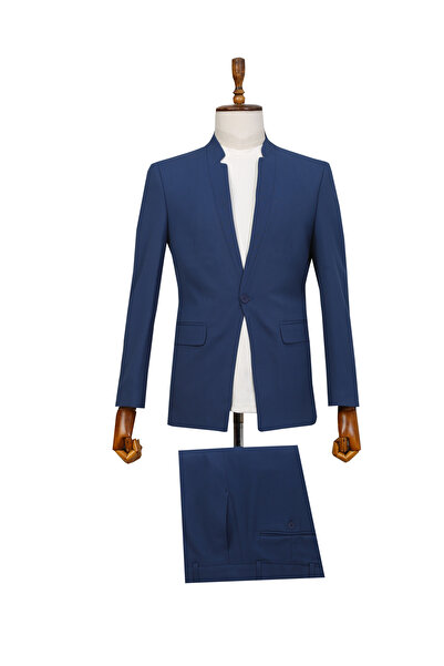 ACTUAL men's Blue Suit - 4059-8