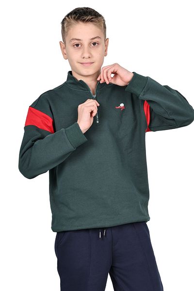 badminton Суитшърт с цип и ръкав Garni