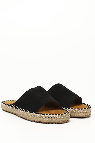 GÖNDERİ(R) Γυναικείες παντόφλες BLACK Flat Sole 40306