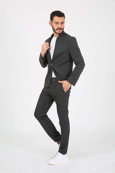 ACTUAL men's Suit 4059-anthracite-3 Model