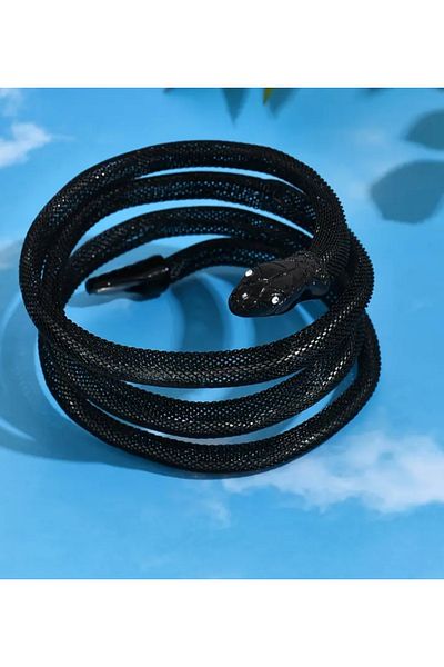 Beauty Box 1Pcs Black Snake Bracelet Set - Cosplay Party Favors