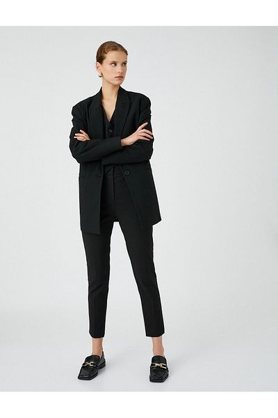 Koton Cigarette Pants High Waist Skinny
