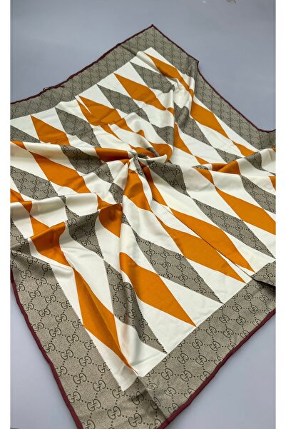 Twill Polyester Desenli Eşarp
