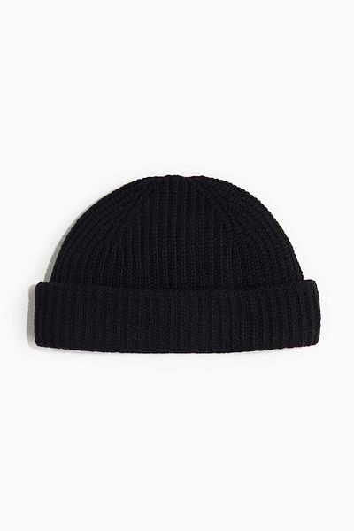H&M Rib-knit Wool-blend Hat