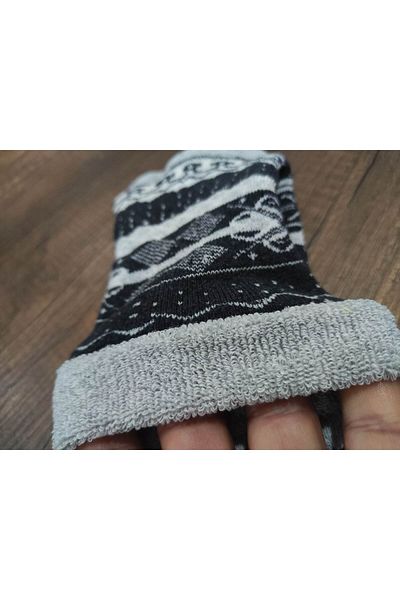 Leement socks Дамски чорапи за дома с 6 чифта неплъзгащи се коремни мускули и кърпа вътре, щамповани