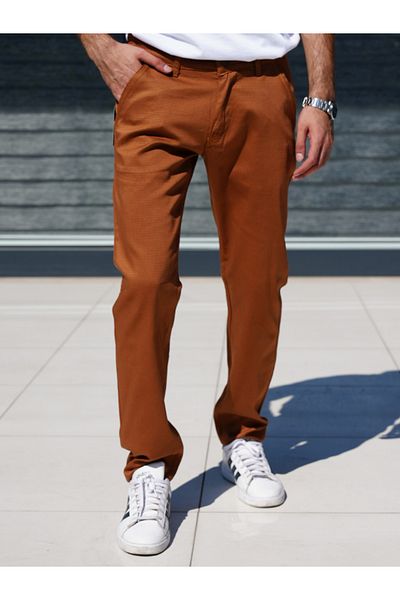 WKM Men's Lycra Trousers with Regular Fit
