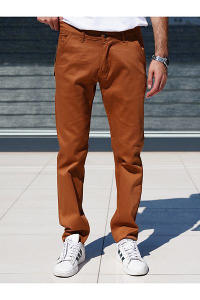 WKM Men's Lycra Trousers with Regular Fit