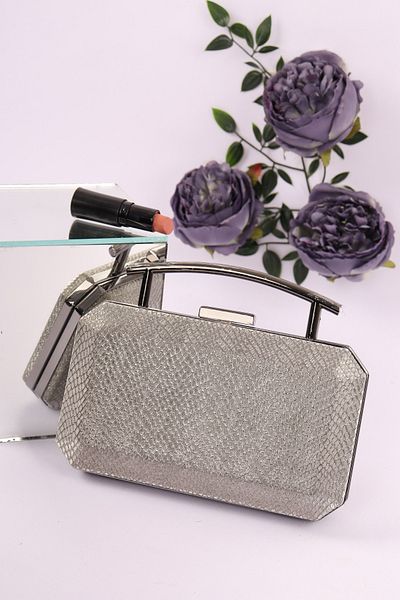 weem bag Geantă pentru rochie de seară Weembag 710 Honeycomb Iron Mâner |   Geantă de seară cu design special