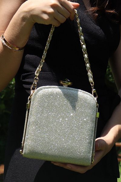 weem bag Τσάντα βραδινού φορέματος Weembag 151 Sand Glitter Jar |   Τσάντα Sparkly Design