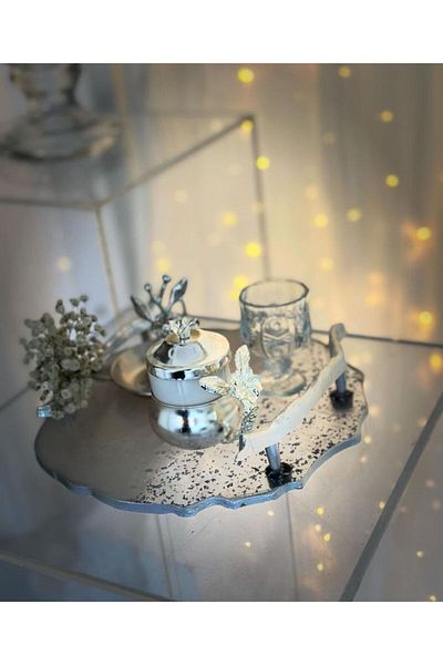 By Ayça Vardan Word Engagement Polyester Girl Wishing Ring Table