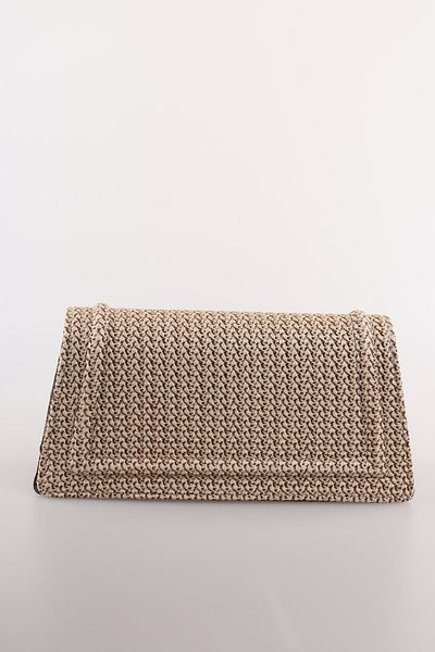 weem bag Дамска чанта Weembag Wicker Jahra Clutch Pisa