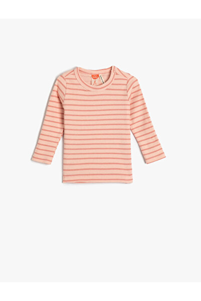 Koton T-Shirt Long Sleeve Crew Neck Cotton