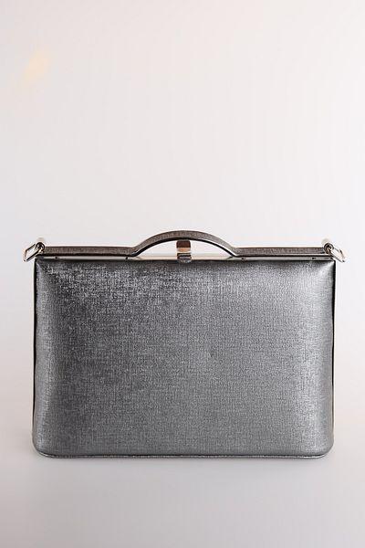 weem bag Чанта клъч Weembag 126 с матово дъно и райета | Модерен раиран дизайн