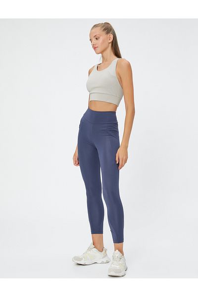 Koton Sport-Leggings mit Taschendetails, extra warme Innenfläche, erhöhter hoher Bund