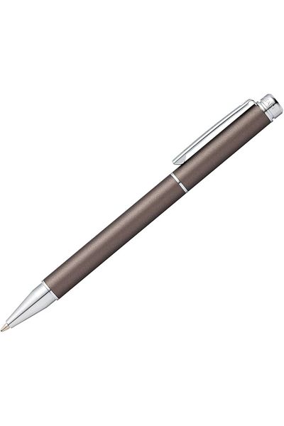 Sheaffer Sheafer 9154-2 - 200 Series Gray Chrome Ballpoint Pen, Matte Metallic