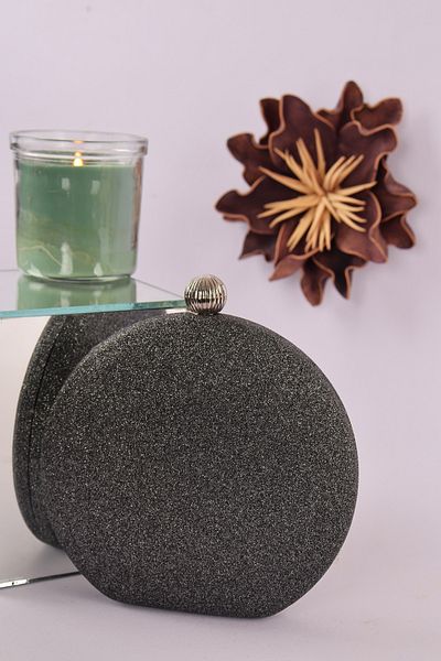 weem bag Τσάντα βραδινού φορέματος Weembag 183 Sand Glitter Oval Wrap