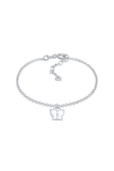 ELLI Armband Kinder Schmetterling Anhänger Verspielt in 925 Sterling Silber