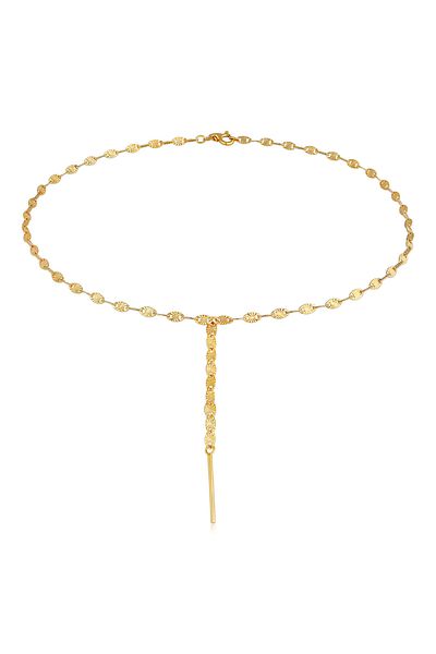ELLI Necklace Ladies Y Necklace Plate Star Design Elegant Trend In 925 Sterling Silver