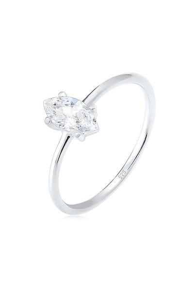 ELLI Ring Marquise Zirkonia Minimal 925 Sterling Silber