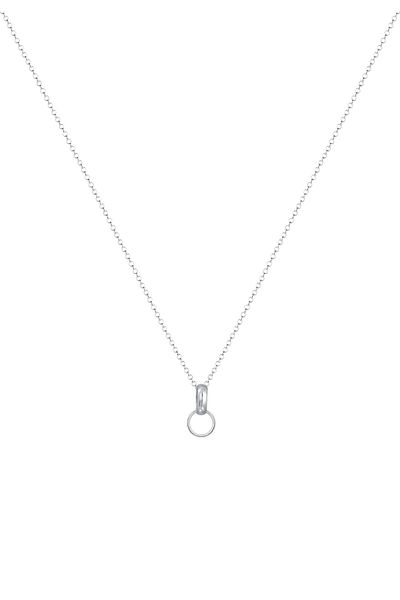 Nenalina Halskette Damen Basic Charm Anhänger aus 925 Sterling Silber