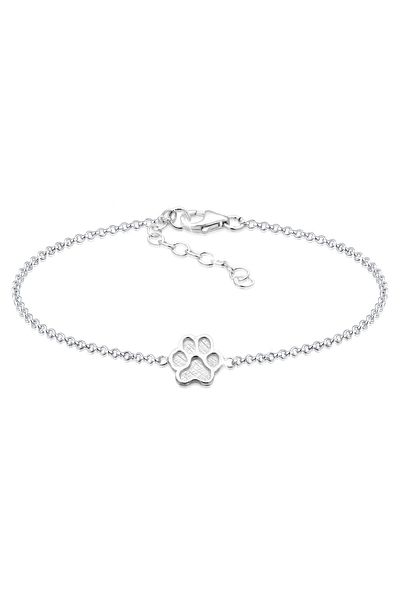ELLI Armband Damen Pfoten Anhänger Basic aus 925 Sterling Silber