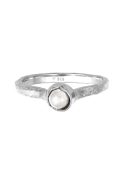 HAZE & GLORY Ring Hg - Ring Damen aus 925 Sterling Silber, Schmuck Damen, Silberring, mit Süßwasser