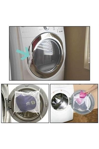 Buffer Practical Washing Machine Shoe Washing Net Connected to the Cover