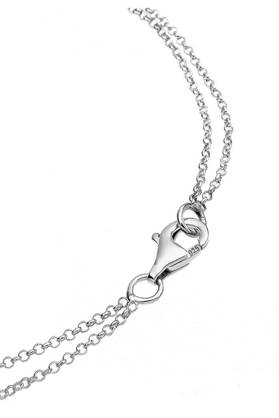 ELLI Dámský náramek s křížkem a přívěskem Basic ze sterlingového stříbra 925