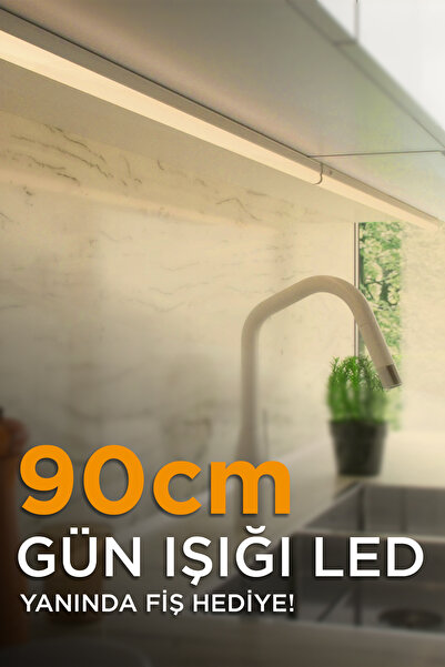 Grn Light 90cm Mutfak Tezgah Aydınlatması - Raf Aydınlatması, Gün Işığı Led A...