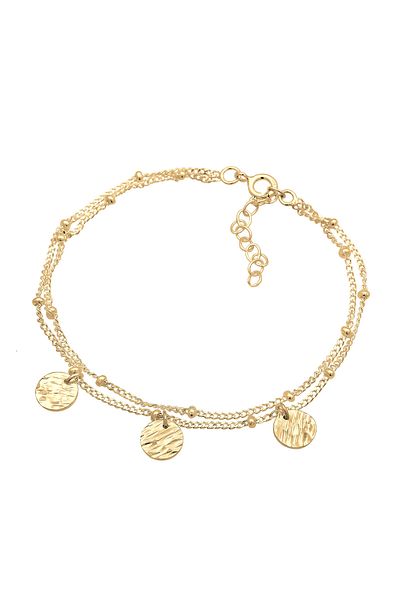ELLI Bracelet Layer-look Vintage Platelets 925 Sterling Silver