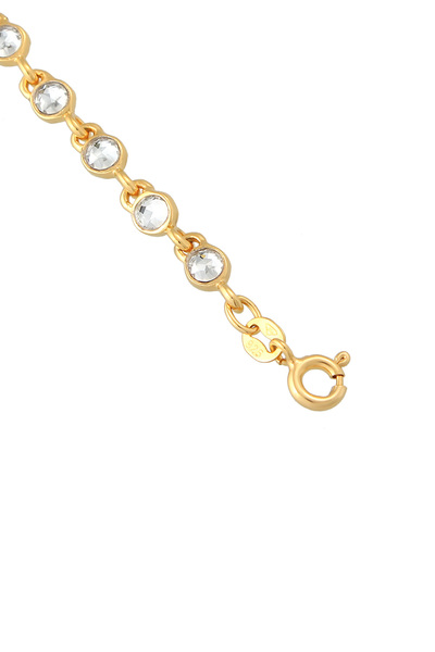 ELLI Dámský tenisový náramek Classic Trend s krystaly ze sterlingového stříbra 925