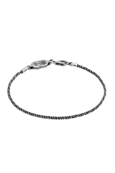 HAZE & GLORY Náramek Hg -náramek Pánské In 925 Sterling Silver, Pánské šperky, Stříbrný náramek Wi