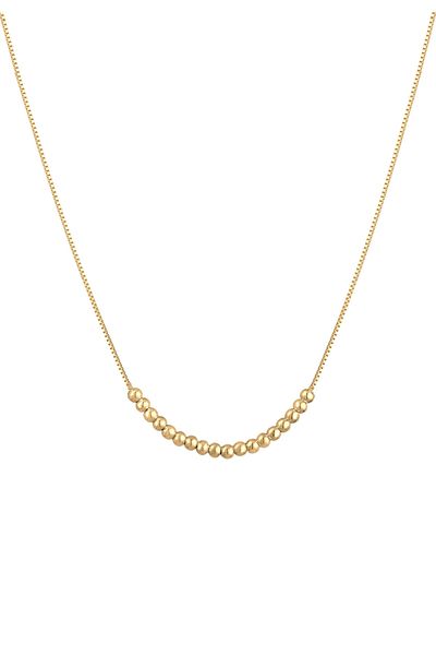 ELLI Necklace Ball Chain Basic Combinable Geo Look 925 Sterling Silver