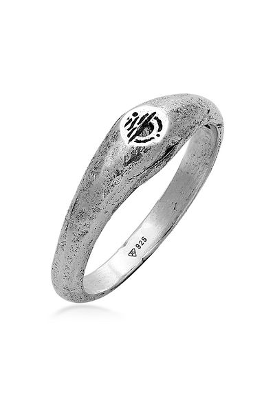 HAZE & GLORY Ring Hg - Ring Herren Aus 925 Sterling Silber, Schmuck Herren, Silberring Oxidiert, Sonne