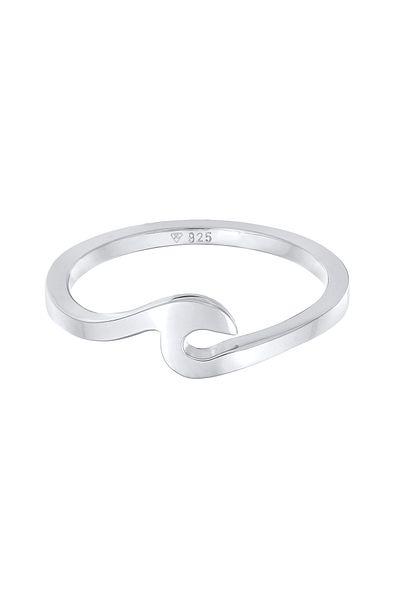 ELLI Inel Ladies Wave Basic Trend În Argint Sterling 925